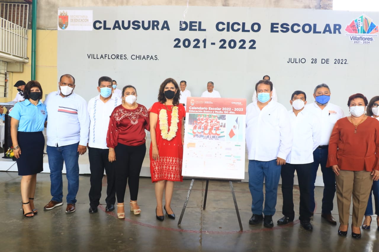 Publica Secretaría de Educación de Chiapas el Calendario Escolar 2022-2023