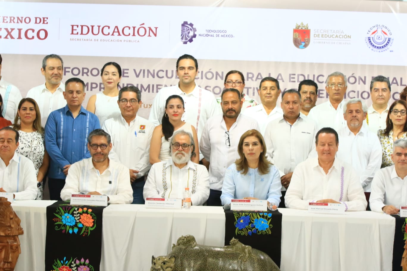 Realizan en Chiapas “Foros de Vinculación para la Educación Dual, el Emprendimiento Asociativo y el Servicio Social 2023”