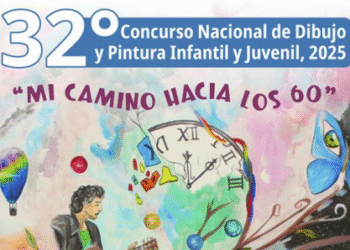 32º CONCURSO NACIONAL DE DIBUJO Y PINTURA INFANTIL Y JUVENIL, 2025 “Mi camino hacia los 60”