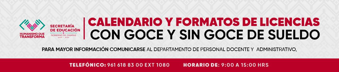 BANNER WEB LICENCIAS CON GOCE Y SIN GOCE DE SUELDOS