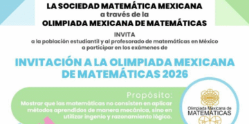 Invitación a la Olimpiada Mexicana de Matemáticas 2026