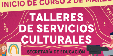 Convocatoria de los Cursos Ordinarios 2026 de los talleres culturales de la Secretaría de Educación