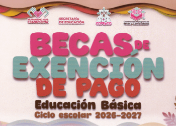 Beca de Exención de pago para las Escuelas de Educación Básica, ciclo escolar 2026-2027